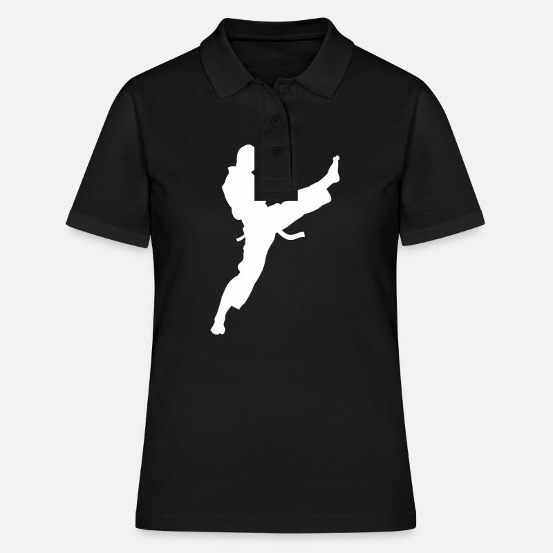 karate - Women's Polo Shirt - black