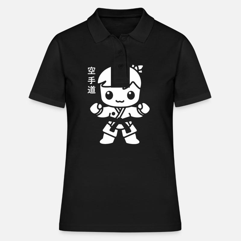 karate - Women's Polo Shirt - black