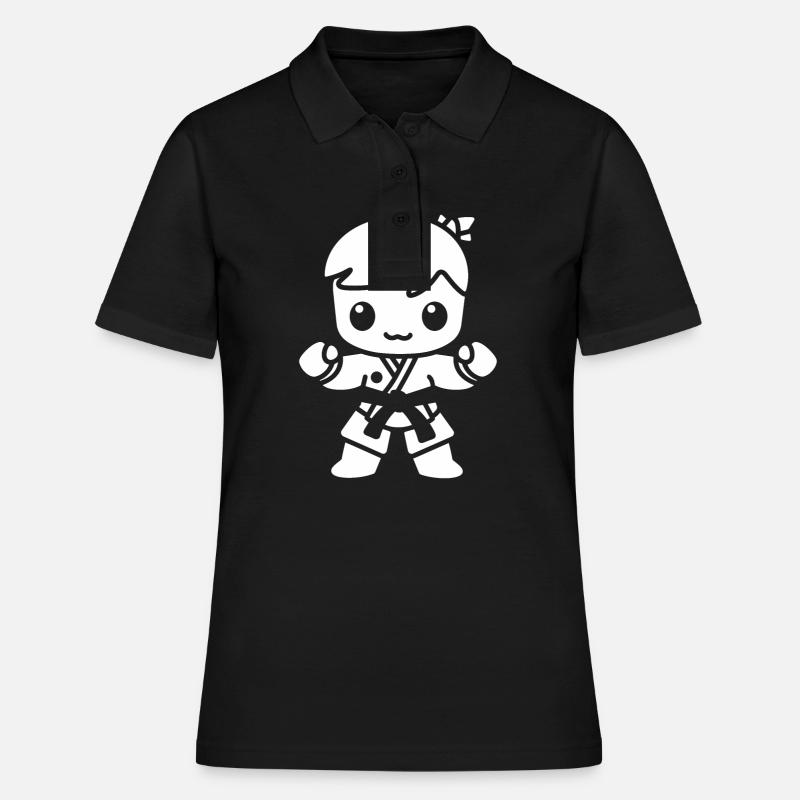 karate - Women's Polo Shirt - black