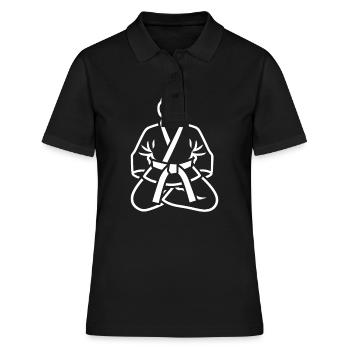 Jiu Jitsu - Polo Femme - noir - Devant - Ailine (174cm)