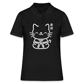 Jiu Jitsu - Polo Femme - noir - Devant - Ailine (174cm)