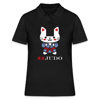 Judo - Frauen Polo Shirt - Schwarz - Vorne - Ailine (174cm)