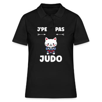 Judo - Frauen Polo Shirt - Schwarz - Vorne - Ailine (174cm)