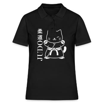 Judo - Frauen Polo Shirt - Schwarz - Vorne - Ailine (174cm)