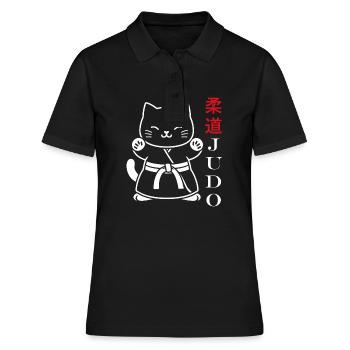 Judo - Frauen Polo Shirt - Schwarz - Vorne - Ailine (174cm)