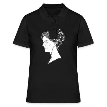 Ancien Dieu Grec Déméter Mythologie - Polo Femme - noir - Devant - Ailine (174cm)