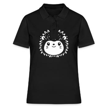 Porc-épic - Polo Femme - noir - Devant - Ailine (174cm)
