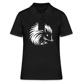 Porc-épic - Polo Femme - noir - Devant - Ailine (174cm)