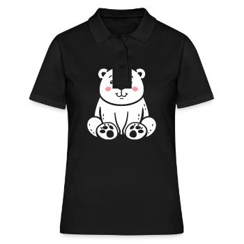 polar bear - Women's Polo Shirt - black - Front - Ailine (174cm)