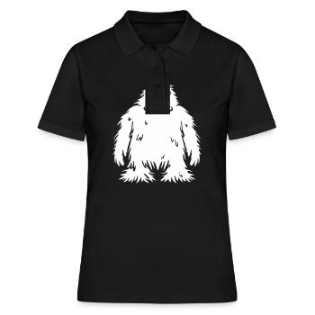 Yeti - Frauen Polo Shirt - Schwarz - Vorne - Ailine (174cm)
