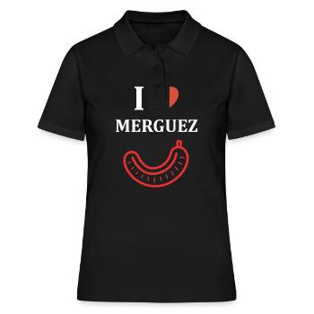 Merguez - Polo Femme - noir - Devant - Ailine (174cm)