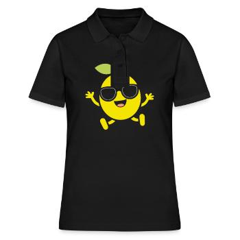 Lemon - Women's Polo Shirt - black - Front - Ailine (174cm)
