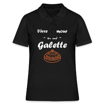 Galette - Polo Femme - noir - Devant - Ailine (174cm)