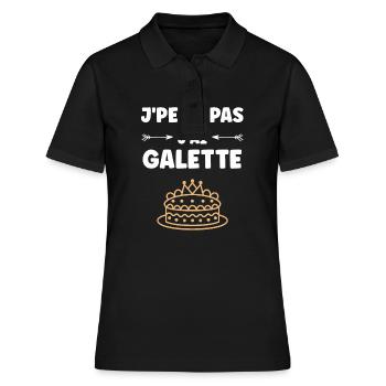 Galette - Polo Femme - noir - Devant - Ailine (174cm)