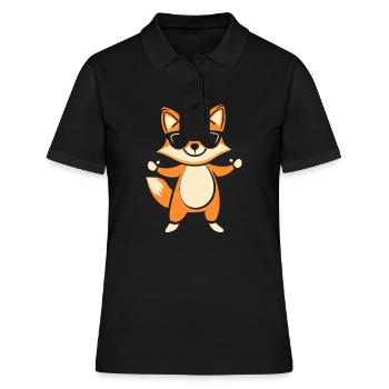 Bezirk 5 - Frauen Polo Shirt - Schwarz - Vorne - Ailine (174cm)