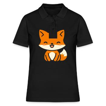 RAND 7 - Frauen Polo Shirt - Schwarz - Vorne - Ailine (174cm)