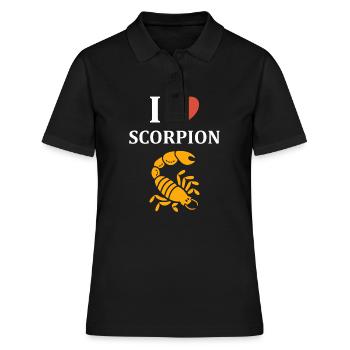 scorpion - Women's Polo Shirt - black - Front - Ailine (174cm)