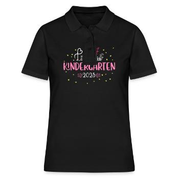 Jardin d’enfants Jardin d’enfants KITA 2025 Cadeau - Polo Femme - noir - Devant - Ailine (174cm)