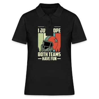 football américain - Polo Femme - noir - Devant - Ailine (174cm)