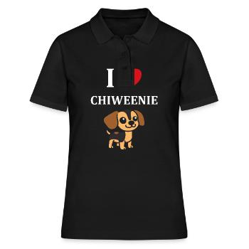 Chiweenie - Polo Femme - noir - Devant - Ailine (174cm)