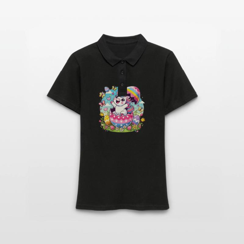 Easter Happy Easter Easter Bunny Easter Egg Spring Women's Polo Shirt