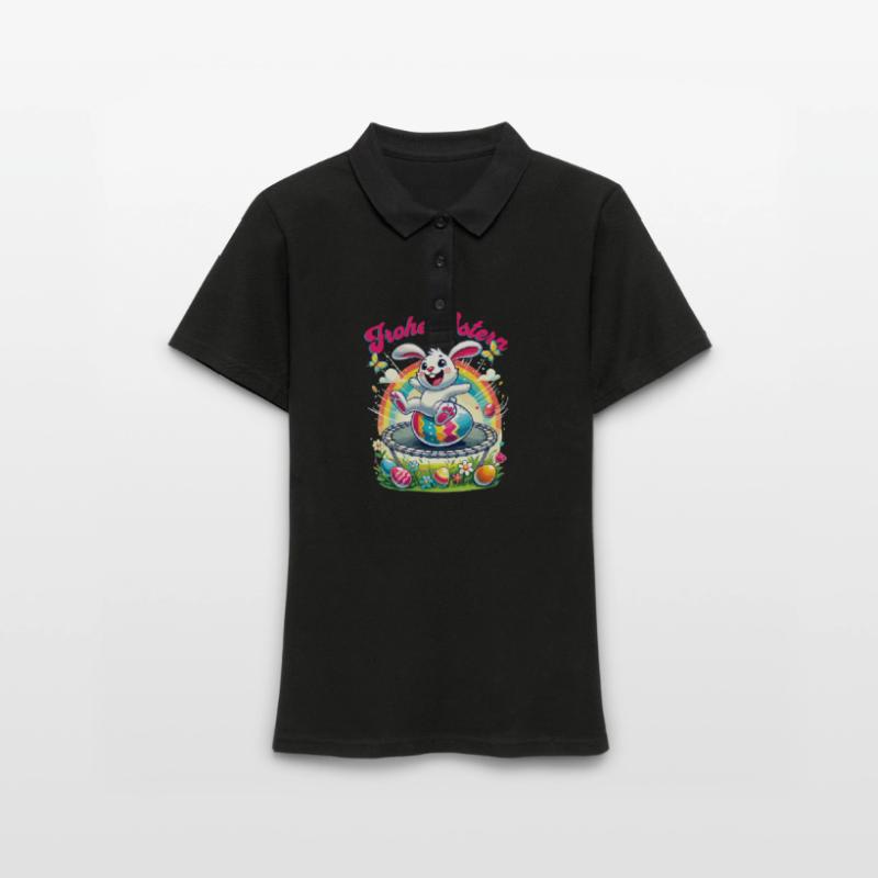 Easter Happy Easter Easter Bunny Easter Egg Spring Women's Polo Shirt