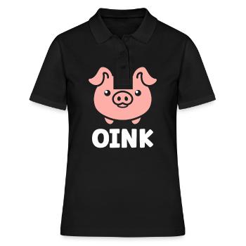 cochon - Polo Femme - noir - Devant - Ailine (174cm)