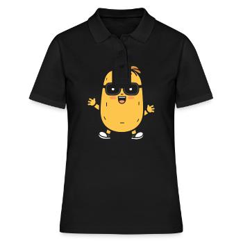 Patate - Polo Femme - noir - Devant - Ailine (174cm)