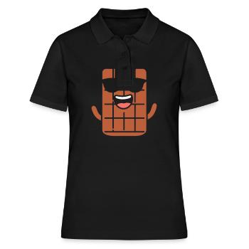 Chocolate - Women's Polo Shirt - black - Front - Ailine (174cm)