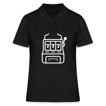 Casino - Women's Polo Shirt - black - Front - Ailine (174cm)