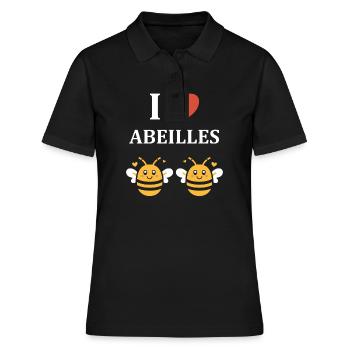 Abeille - Polo Femme - noir - Devant - Ailine (174cm)