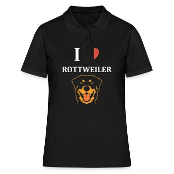 rottweiler - Polo Femme - noir - Devant - Ailine (174cm)
