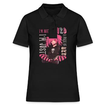 Juste Pièce D’art Anime Fille Pastel Goth Cadeau - Polo Femme - noir - Devant - Ailine (174cm)