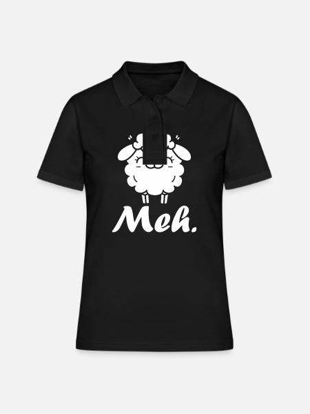 mouton - Polo Femme - noir