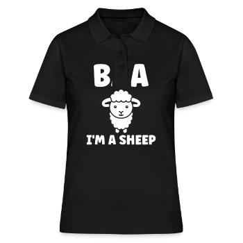 sheep - Women's Polo Shirt - black - Front - Ailine (174cm)