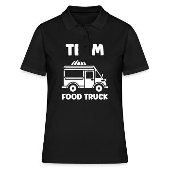 Food truck - Polo Femme - noir - Devant - Ailine (174cm)