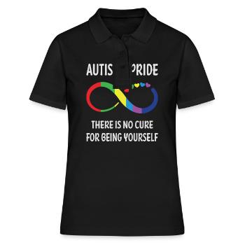 Autismus Autistisch - Frauen Polo Shirt - Schwarz - Vorne - Ailine (174cm)