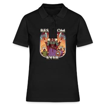 Meilleure maman de tous les temps - Polo Femme - noir - Devant - Ailine (174cm)