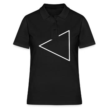 Triangle - Women's Polo Shirt - black - Front - Ailine (174cm)