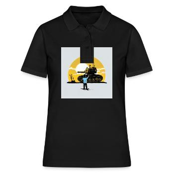 Skybound Tank Warrior - Polo Femme - noir - Devant - Ailine (174cm)