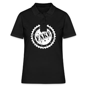 Tampon Faux Faux - Polo Femme - noir - Devant - Ailine (174cm)