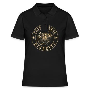 Biarritz Pays Basque France - Women's Polo Shirt - black - Front - Ailine (174cm)
