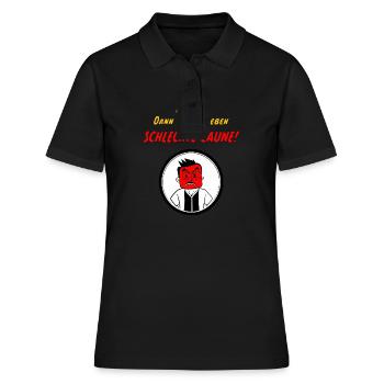 Schlechte Laune - Frauen Polo Shirt - Schwarz - Vorne - Ailine (174cm)