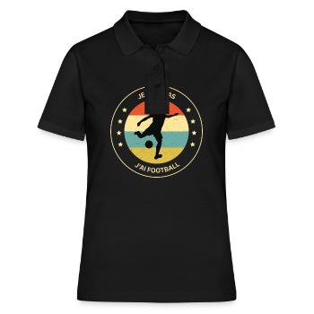 Football - Fußball - Fútbol - Calcio - Foot - Cool - Polo Femme - noir - Devant - Ailine (174cm)