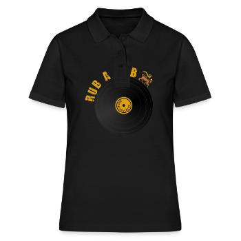 Roots Dub Reggae - Frauen Polo Shirt - Schwarz - Vorne - Ailine (174cm)