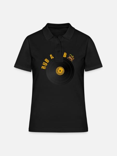 Roots Dub Reggae - Polo Femme - noir
