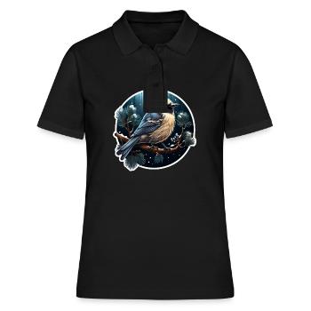 en hiver - Polo Femme - noir - Devant - Ailine (174cm)