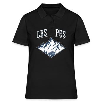 Les Alpes - Polo Femme - noir - Devant - Ailine (174cm)
