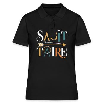 Sagittaire - Polo Femme - noir - Devant - Ailine (174cm)
