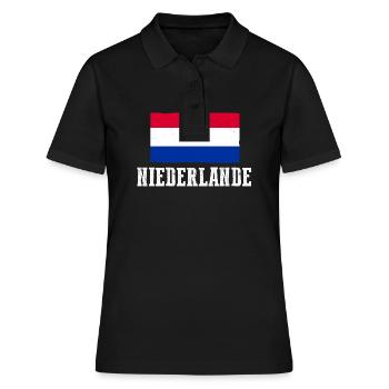 Pays-Bas Pays-Bas - Polo Femme - noir - Devant - Ailine (174cm)